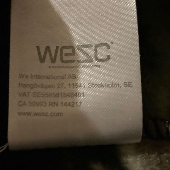 WeSC Camo Fleece Unisex Pullover Size Men’s L/Women’s XL - Picture 7 of 7